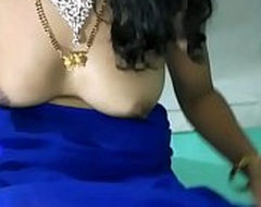 Indian hot sexy bhabi ki chudai Blue saree me Desi motion picture