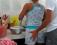 Indian Brother Sister fucking concerning Kitchen