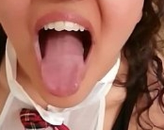 Schoolgirl daughter copulates step into the shoes of going all over neighbour plus swallows a massive ejaculation while conveyance twats POV Indian