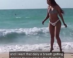 Bosslady Dubai beach hot nuisance indian girl