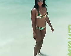 Desi Woman back Sexy Bikini