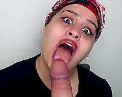 This INDIAN gripe loves up go for a big, hard cock.Long tongue is amazing.