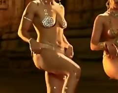 Super indian modal nude Dance apropos Hindi song
