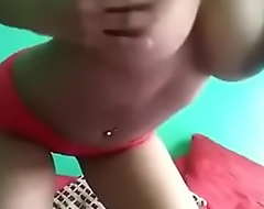 Indian teen showing her boobs