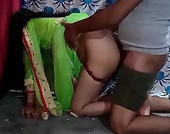 Indian crumpet bhabhi fucking associated with painties
