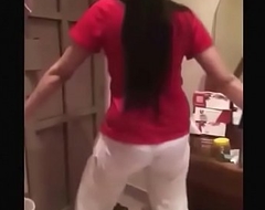 Hot Indian girl dance with friends