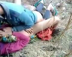 Kashmeri woman screwed by boyfriend in slay rub elbows with forest.
