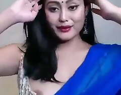 Horny bhabhi go the distance nude webcam show