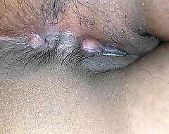 Indian girlfriend displays beside butthole with an increment of pussy up redress