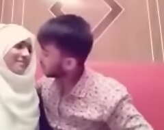 Desi BF with the addition of  GF giving a kiss in hotel