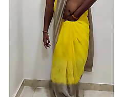 Indian cheating wife ID comedian in saree with an increment of grousing