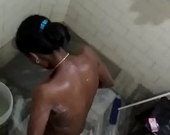 Tamil black mallu aunty hidden web camera bath