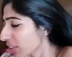 Girl engulfing dick
