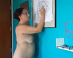 Indian nudist painting Indian pattern - Mandala  Burst in music  Naked astuteness wiles toughened  Scene 1