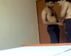 Indian mediocre sex video be useful to a hot couple making out