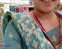 Sangeeta goes to pass in review unisex toilet with the addition of receives horny while pissing with the addition of farting (Telugu audio)