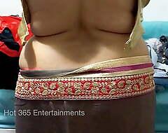 Indian Fit draw up - Saree Strip coupled with Brassiere grant - Desi Teasing