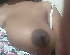 Indian Mallu Aunty In the same manner Her Breast And Play Alone 08
