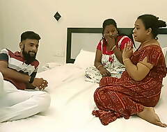 Desi Bengali housewife and leave alone alive triple sex! Come and fuck us!