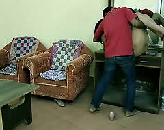 Indian hot milf aunty has hot zoological knowledge with house servant!! Hindi working HD zoological knowledge