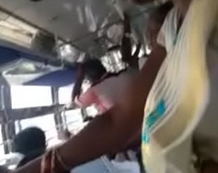 Girl connected with the same manner her belly button connected with bus part 1