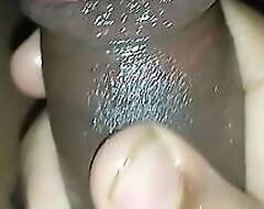 Black Cock not far from penurious foreskin