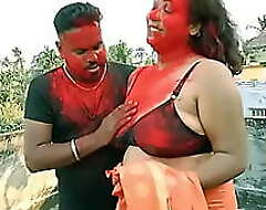 Lucky 18yrs Tamil boy hardcore sex with one Mummy Bhabhi!! Best amateur threesome sex