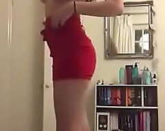 Girl striping for Boyfriend!! Sexy Dress