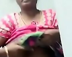Erode kalpana Hot tamil aunty wife undress saree seduce and belly button