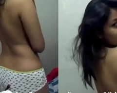 Hot Indian Girlfriend get naked Desi-hotfuxx