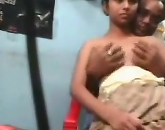 Desi Couple Getting Cozy In a Betray