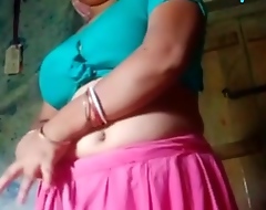 Desi Aunty In Skirt Stripping