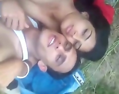 Beautiful Village Lovers Open-air Cot Sexual intercourse Video
