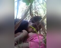 Exclusive- Desi Village Lover Boob Engulfing Added to Outdoor Sexual connection