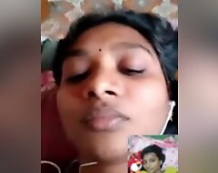 Today Exclusive- Off colour Look Desi Tamil Girl Showing Say no to Boobs Greater than Video Pray
