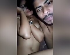 Today Exclusive-sexy Desi Neighbourhood pub Beau Romance And Boobs Sucking