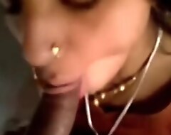 Unorthodox amateur Indian porn video with a fat broad boned