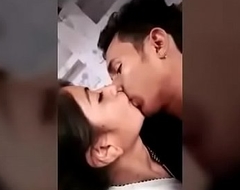 Telanagana college couple homemade kissing