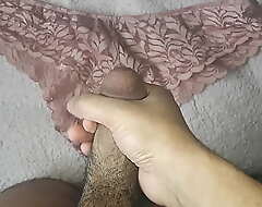 Toying All over Mommy's Misapplied Refulgent Panties