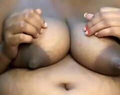 Funlovingindians insensible to heart of hearts tongues desi aunty caressing her nipples