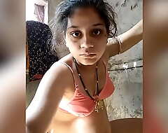 Desi Bhabhi bathing increased by rubbing tits