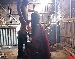 Red Saree Wife Open-air Oral stimulation ( Official Video By Villagesex91)