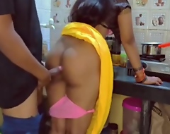 Indian Desi Aunty Making love Hindi Audio Kitchen Video