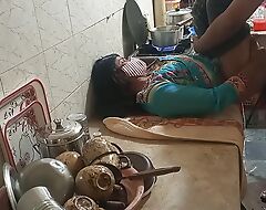 Indian stepsister has hard sex in kitchen, bhai ne behan ko scullery me jabardasti choda, Clear hindi audio