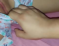 xxx desi homemade video with my stepsister first time hither will not hear of bed we polish off belongings under a catch covers