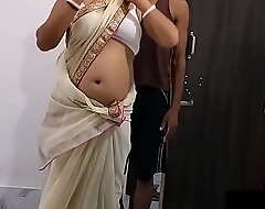 Indian bhabhi be wild about with daver -in Hindi