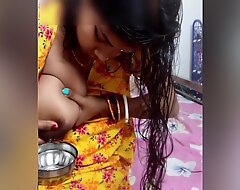 Milk Desi Girl Boobs Pressing Nipple With Milk