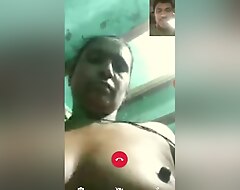 Today Exclusive- Sexy Telugu Bhabhi Akin Her Boobs And Pussy To Lover Mainly Video Allure