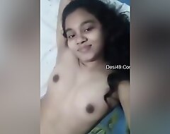 Cute Lankan Girl Shows Their way Boobs And Fur pie Part 6