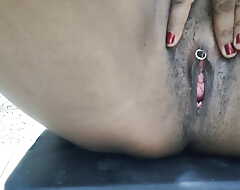 Desi Wife With Bawdy cleft Ring